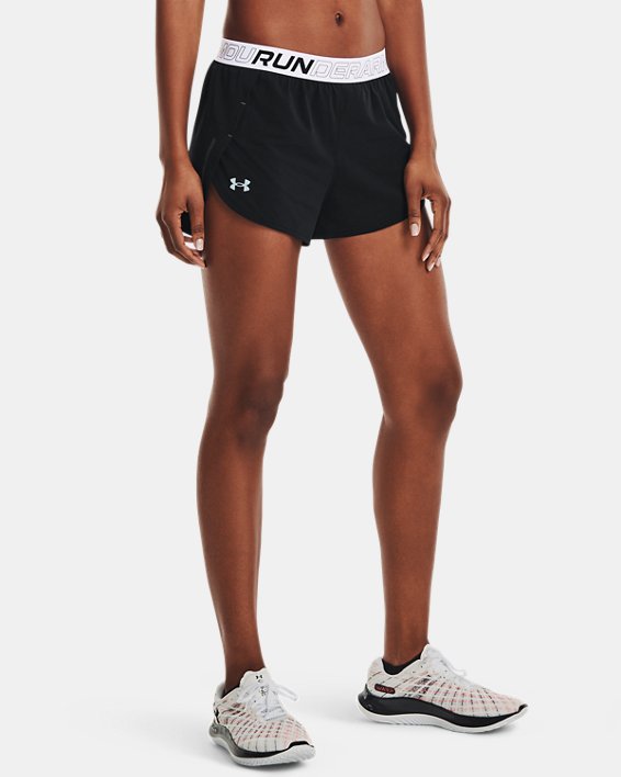 Short UA Draft Run pour femme, Black, pdpMainDesktop image number 0